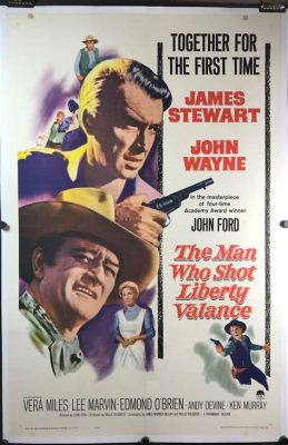 Är The Man Who Shot Liberty Valance en klassisk westernfilm med ett mästerligt skådespeleri av John Wayne och en intressant moralisk dilemma?!